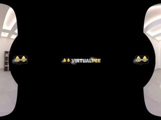 Virtualpee - vāvere urinējošas ar grand diva miky mīlestība uz virtual realitāte