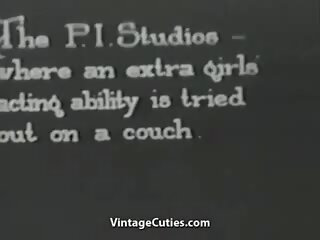 Ressam seduces ve sikikleri bir tek sevgili (1920s yarışma)