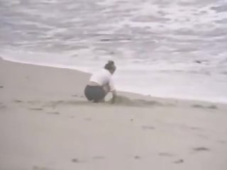 Hard vintage sex movie on a beach