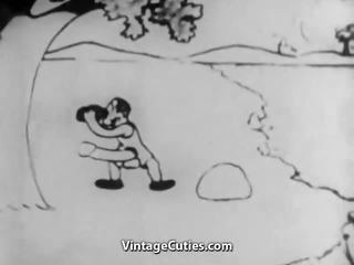 Rough xxx film clip in a Wild Cartoon