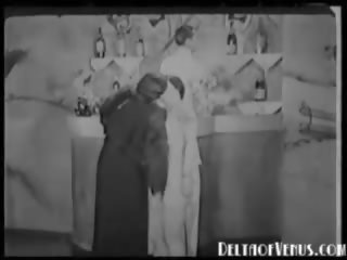 Παλιάς χρονολογίας 1930s Ενήλικος συνδετήρας ταινία γγα τρίο